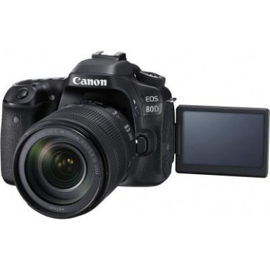 Цифр. фотокамера дзеркальна Canon EOS 80D + об'єктив 18-135 IS nano USM-20-зображення