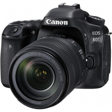 Цифр. фотокамера дзеркальна Canon EOS 80D + об'єктив 18-135 IS nano USM-15-изображение