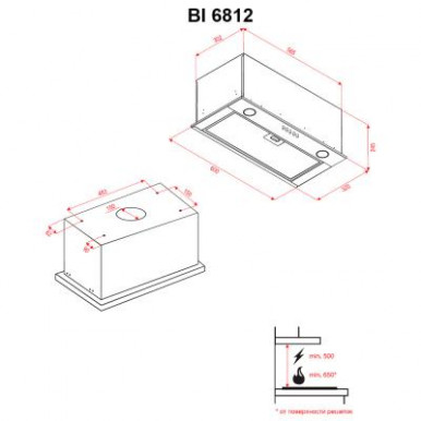 Вытяжка кухонная Perfelli BI 6812 IV LED-13-изображение