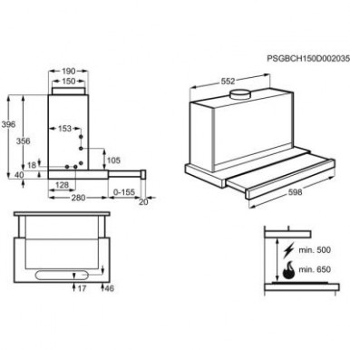 Вытяжка кухонная Electrolux EFP 60436O X (EFP60436OX)-3-изображение
