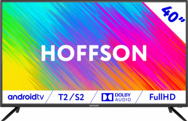 Телевізор LED Hoffson A40FHD200T2S-7-изображение