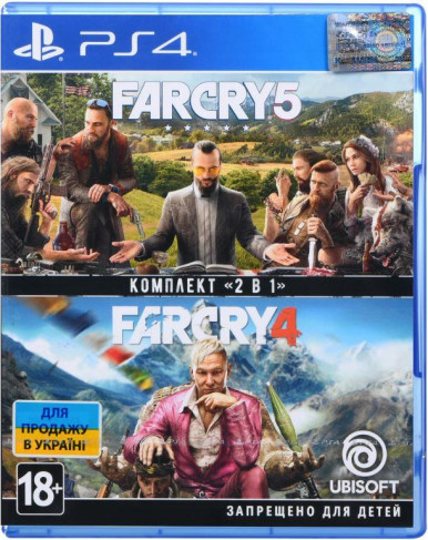 Програмний продукт на BD диску Комплект «Far Cry 4» + «Far Cry 5» [PS4, Russian version]-1-зображення