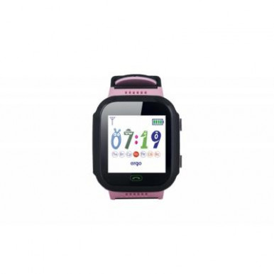 Смарт годинник ERGO GPS Tracker Junior Color J020 - Детский трекер (Рожевий)-10-зображення