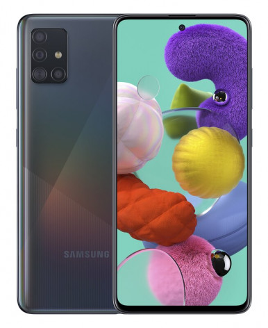 Смартфон SAMSUNG Galaxy A51 (SM-A515F) 4/64 Duos ZKU (black)-7-изображение