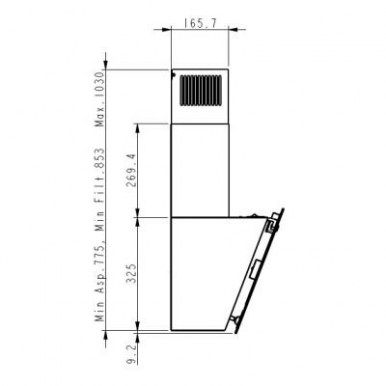 Вытяжка кухонная Elica LIXA BL/A/60 (LIXABL/A/60)-7-изображение
