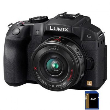 Цифровий фотоапарат Panasonic DMC-G6X black 14-42 kit (DMC-G6XEE-K)-3-зображення