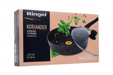 Сковорода RINGEL Koriander глибока 26 см з кришкою-72-зображення