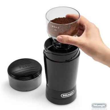 Кавомолка DeLonghi KG 200 BK (KG200BK)-8-зображення