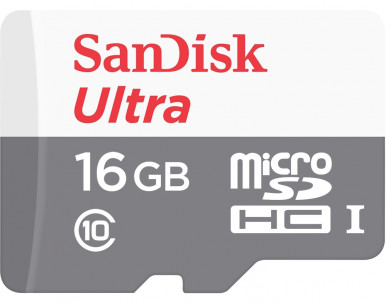 Карта пам'яті SanDisk microSDHC 16GB Class 10 Ultra (SDSQUNB-016G-GN3MA)-3-зображення