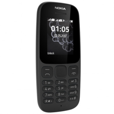 Моб.телефон Nokia 105 DS NEW Black-2-зображення