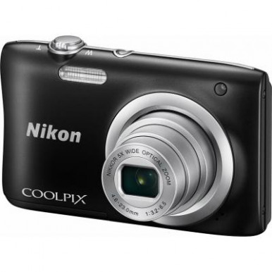 Цифровой фотоаппарат Nikon Coolpix A100 Black (VNA971E1)-5-изображение