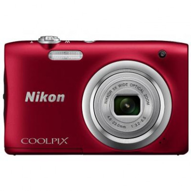 Цифровий фотоапарат Nikon Coolpix A100 Red (VNA972E1)-5-зображення