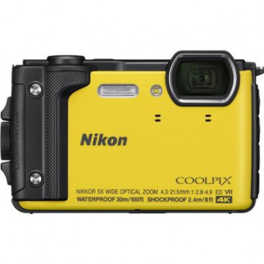 Цифровий фотоапарат Nikon Coolpix W300 Yellow (VQA072E1)-6-зображення