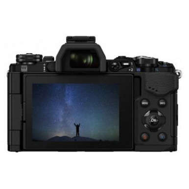 Цифровий фотоапарат Olympus E-M5 mark II 14-150 II Kit + HLD-8 + BLN-1 black/black (V207043BE010)-8-зображення
