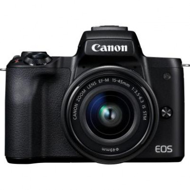 Цифровий фотоапарат Canon EOS M50 15-45 IS STM Kit black (2680C060)-12-зображення