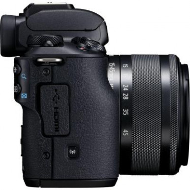 Цифровой фотоаппарат Canon EOS M50 15-45 IS STM Kit black (2680C060)-18-изображение