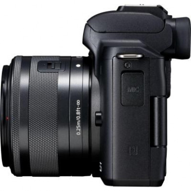 Цифровий фотоапарат Canon EOS M50 15-45 IS STM Kit black (2680C060)-19-зображення