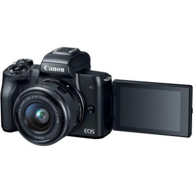 Цифровой фотоаппарат Canon EOS M50 15-45 IS STM Kit black (2680C060)-20-изображение