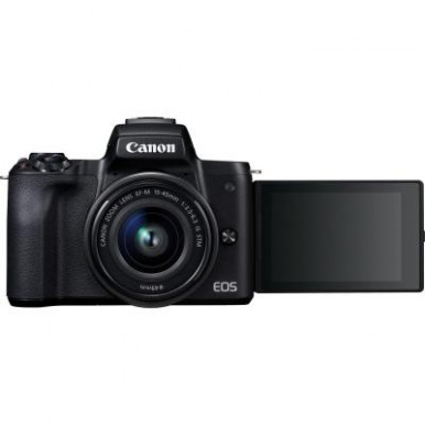 Цифровий фотоапарат Canon EOS M50 15-45 IS STM Kit black (2680C060)-21-зображення