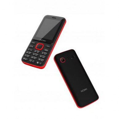 Мобільний телефон Nomi i2401 Black Red-11-зображення