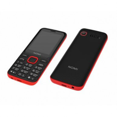 Мобільний телефон Nomi i2401 Black Red-12-зображення
