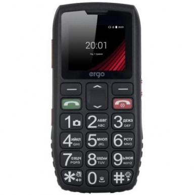 Моб.телефон Ergo F181 Step Dual Sim (чорний)-33-изображение