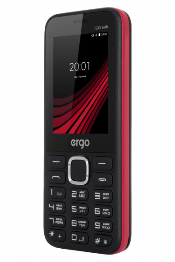 Моб.телефон Ergo F243 Swift Dual Sim (чорний)-9-изображение