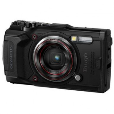 Цифровий фотоапарат Olympus TG-6 Black (Waterproof - 15m; GPS; 4K; Wi-Fi) (V104210BE000)-6-зображення