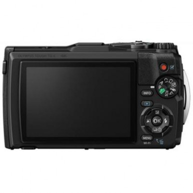 Цифровий фотоапарат Olympus TG-6 Black (Waterproof - 15m; GPS; 4K; Wi-Fi) (V104210BE000)-8-зображення