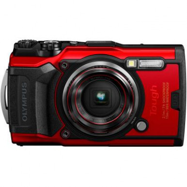 Цифровий фотоапарат Olympus TG-6 Red (Waterproof - 15m; GPS; 4K; Wi-Fi) (V104210RE000)-7-зображення