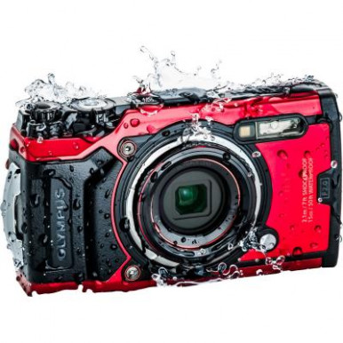 Цифровой фотоаппарат Olympus TG-6 Red (Waterproof - 15m; GPS; 4K; Wi-Fi) (V104210RE000)-12-изображение