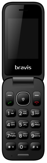 Мобильный телефон Bravis C243 Flip Dual Sim Red-7-изображение