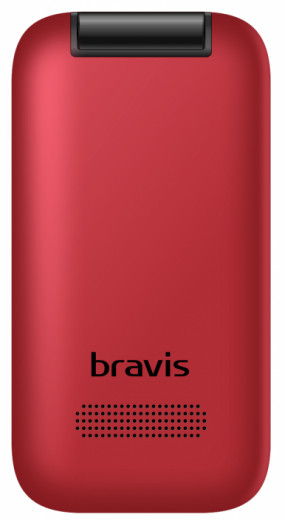 Мобильный телефон Bravis C243 Flip Dual Sim Red-9-изображение