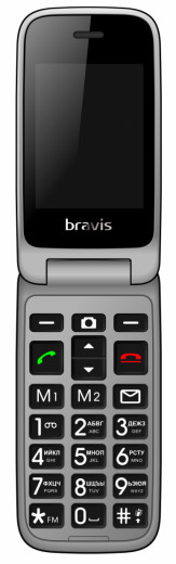Мобильный телефон Bravis C244 Signal Black-6-изображение