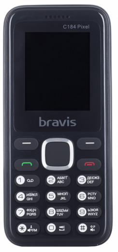 Мобильный телефон Bravis C184 Pixel Dual Sim Black-9-изображение