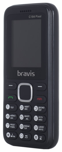 Мобільний телефон BRAVIS C184 Pixel Dual Sim (чорний)-11-зображення
