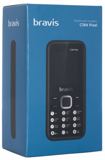 Мобильный телефон Bravis C184 Pixel Dual Sim Black-17-изображение