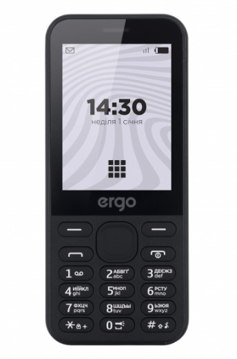 Мобільний телефон ERGO F284 Balance Dual Sim Black-8-зображення