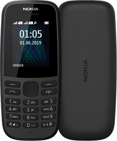 Мобільний телефон Nokia 105 (TA-1174) Black-3-зображення