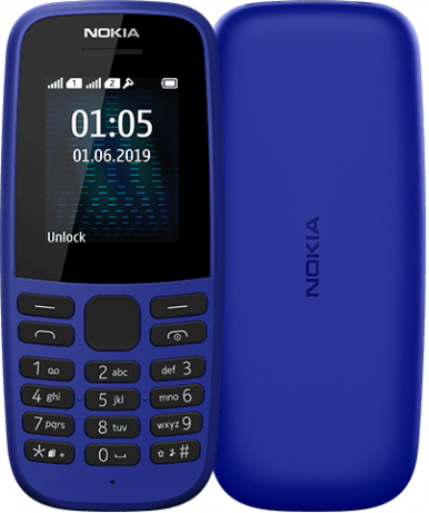 Мобильный телефон Nokia 105 (TA-1174) Blue-3-изображение