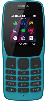 Мобільний телефон Nokia 110 Dual Sim (TA-1192) Blue-4-зображення