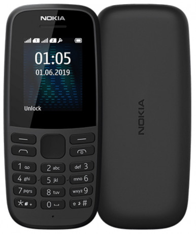Мобільний телефон Nokia 105 (TA-1203) Black-3-зображення