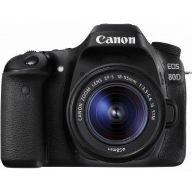 Цифровий фотоапарат Canon EOS 80D + 18-55 IS STM (1263C038)-12-зображення