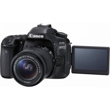 Цифровий фотоапарат Canon EOS 80D + 18-55 IS STM (1263C038)-18-зображення