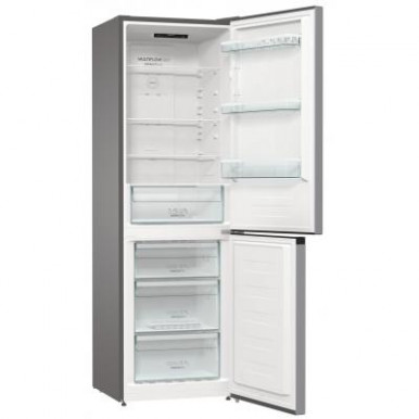 Холодильник с нижн. мороз. камерой Gorenje NRK6191ES4, 185х60х60см, 2 дв., 203(99)л, А+, NF+ , Зона св-ти, Внутр.дисплей, серый-15-изображение