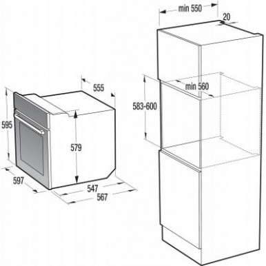 Духовка Gorenje BO737E30WG/электрическая/гриль/ программатор IconLed/белая-15-изображение
