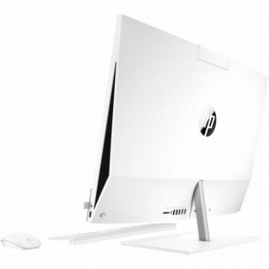 ПК-моноблок HP Pavilion 27FHD IPS AG/Intel i3-10300T/8/1000/int/kbm/DOS/White-10-изображение