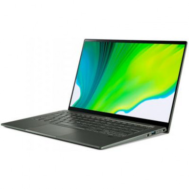 Ноутбук Acer Swift 5 SF514-55TA 14FHD IPS Touch/Intel i7-1165G7/16/1024F/int/W10/Green/Antibacterial-10-изображение