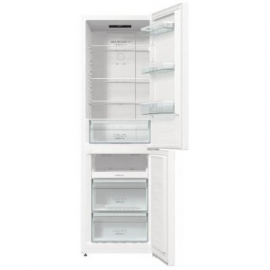 Холодильник с нижн. мороз. камерой Gorenje NRK6191PW4, 185х60х60см, 2 дв., 203(99)л, А+, NF+ , Зона св-ти, Внутр.дисплей, режим -14-изображение