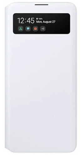 Чехол Samsung Galaxy A51/A515 S View Wallet Cover White-5-изображение